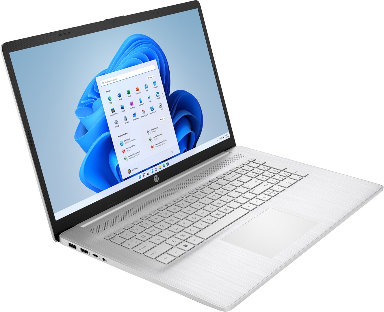Laptop HP 17-CN2013CA Intel, 17.3", Intel i5-1235U, 12 GB RAM, 512 GB SSD, i argjendtë