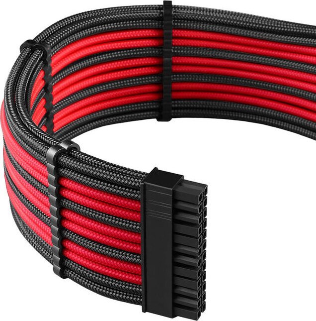Set kabllosh CableMod C-Series PRO ModMesh 12VHPWR për Corsair RM RMi RMx, PCIe 5.0, i zi e kuq