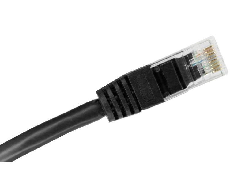 Kabllo rrjeti Alantec UTP Cat 6, 0.5m, RJ45, e zezë