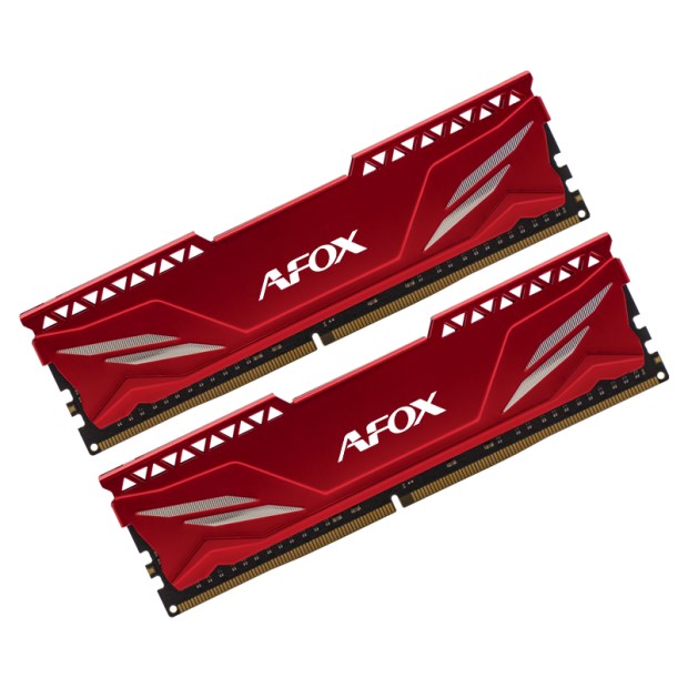 РАМ меморија Afox Gaming DDR4 2x16GB, 3200MHz CL16, црвена