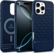 Kuti mbrojtëse Spigen Caseology Parallax MagSafe, për iPhone 16 Pro, blu e errët