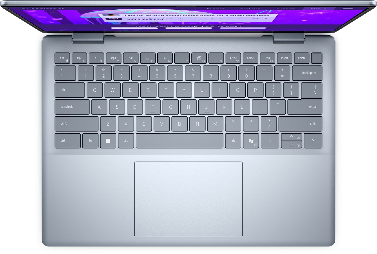 Laptop DELL Inspiron 14 Plus, 14", Intel Core Ultra 9 288V, 32GB RAM, 1TB SSD, i kaltër
