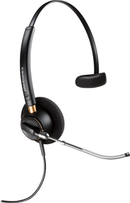 Kufje Plantronics EncorePro HW510V, me një vesh, me mikrofon, të zeza