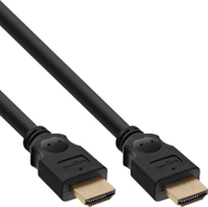 Pako kabllo HDMI InLine High Speed, 25 copë, plug në plug, e zezë