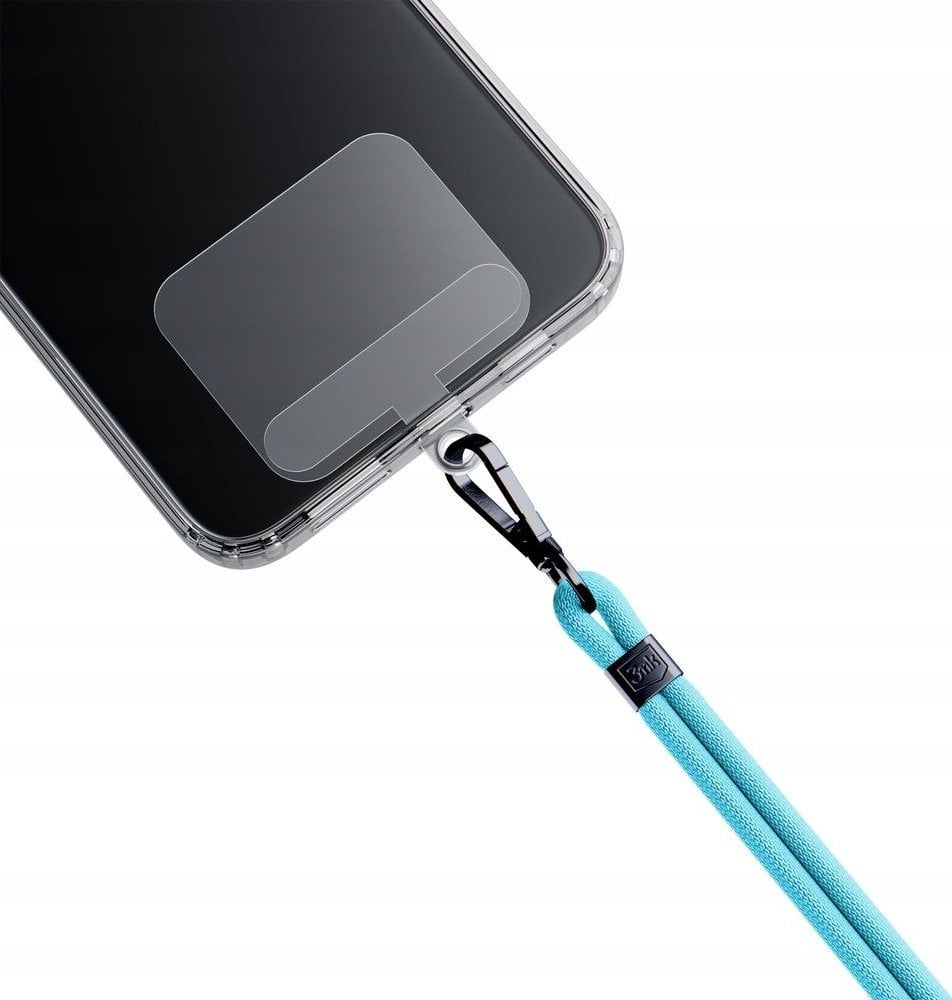 Varëse telefoni 3mk EasyClip, najlon i qëndrueshëm, e rregullueshme, blu e hapur