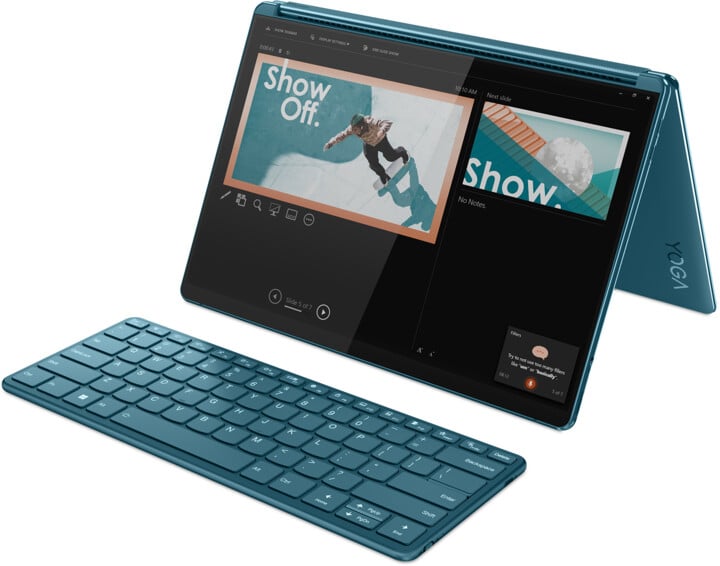 [OUTLET] Laptop Lenovo Yoga Book 9 13IRU8, 13.3", Intel Core i7, 16GB RAM, 1TB SSD, Intel Iris Xe Graphics, i kaltër	