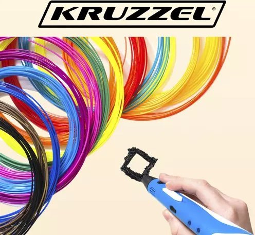 Set filament PLA për 3D pen, 20 fije, 400m, shumëngjyrëshe