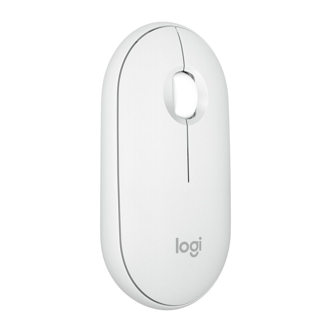 Maus Logitech Pebble 2 M350s, RF Wireless + Bluetooth, 4000 DPI, i bardhë