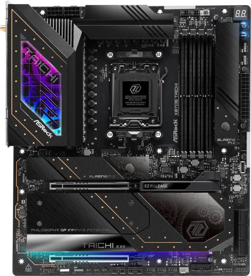 Pllakë amë ASRock	X870E TAICHI