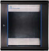 Kabinë rack muri Extralink EX.7256, 19", 12U, e zezë