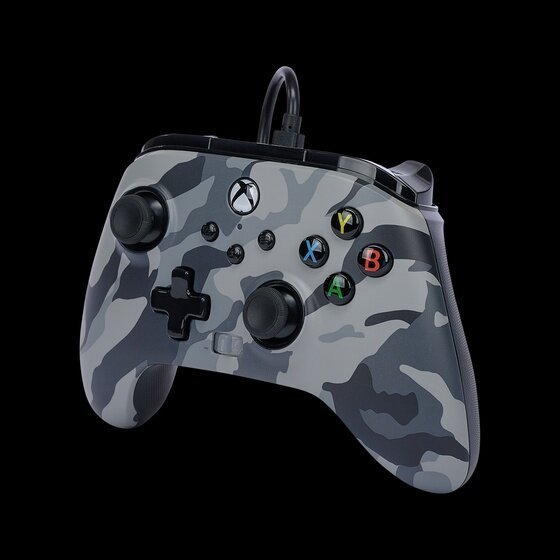 Kontroller PowerA Xbox Enhanced Arctic Camo, me kabllo