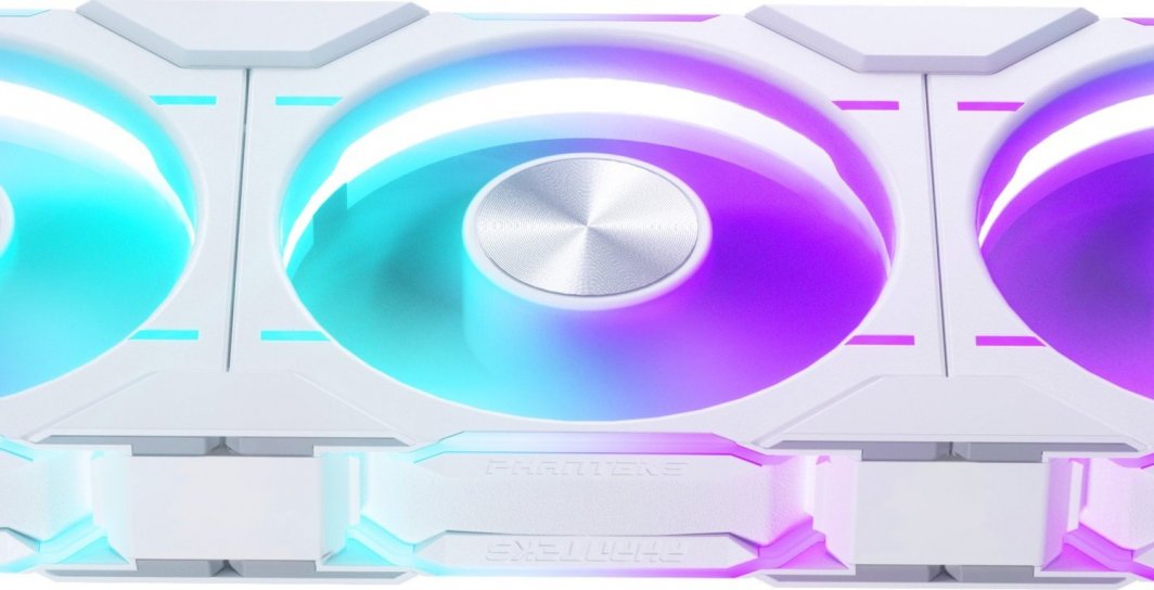 Ventilator PC Phanteks D30 120mm D RGB Reverse, set 3 copë, i bardhë