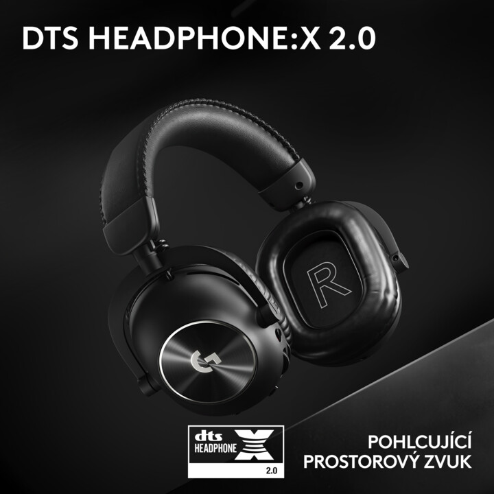 Kufje Logitech G Pro X Wireless 2, të zeza