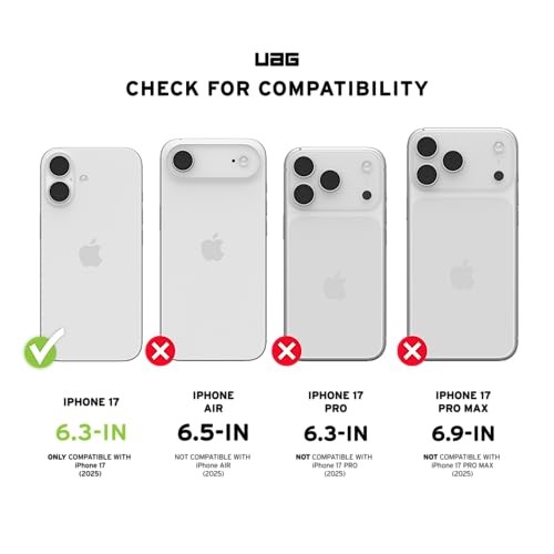 Маска за телефон UAG Monarch Pro за iPhone 17, MagSafe, карбон, црна