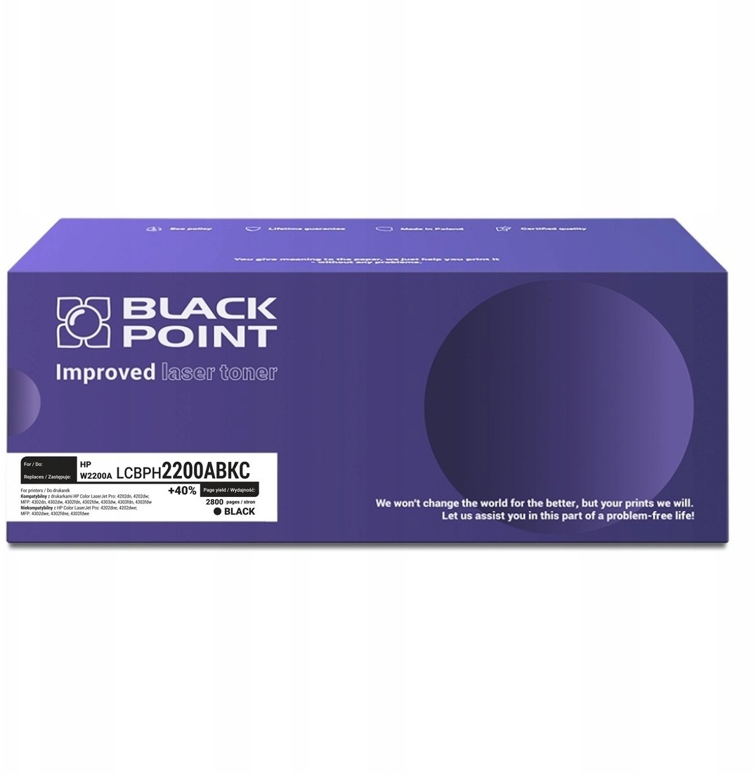 Toneri Black Point LCBPH2200ABKC, me chip, 2800 faqe, i zi