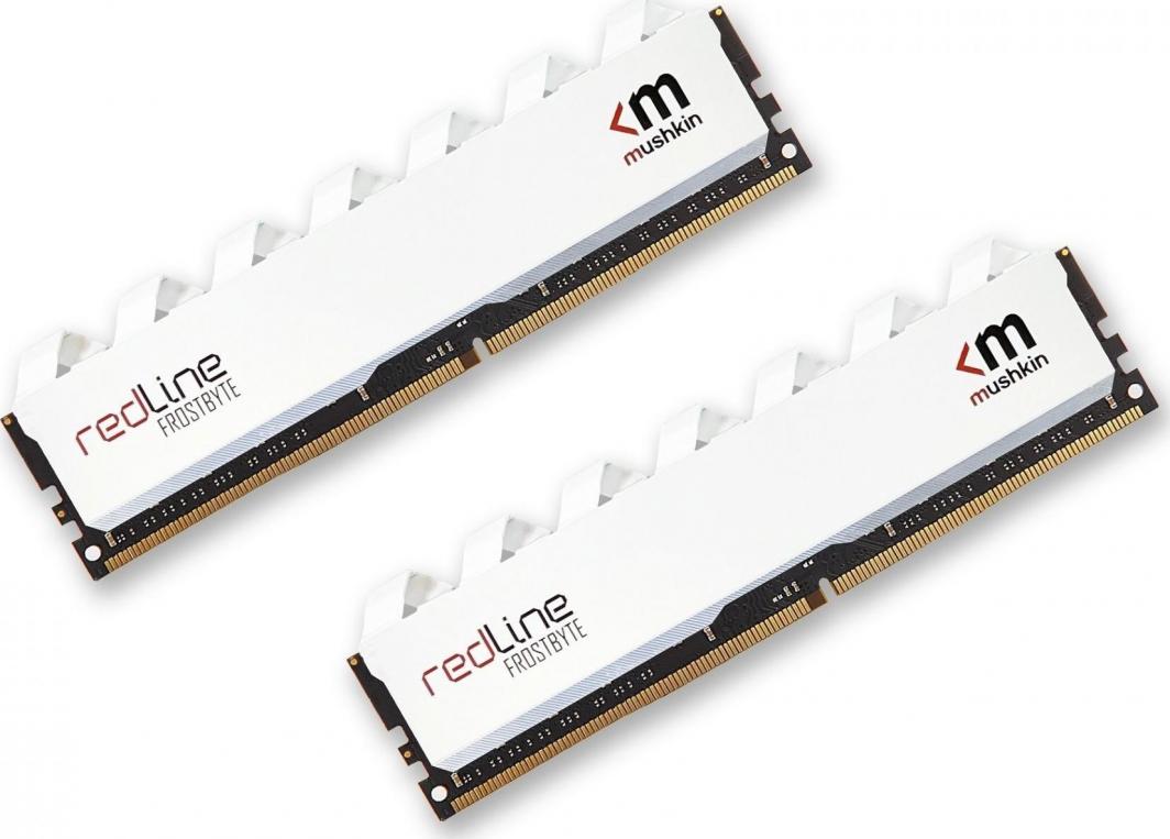Memorie Mushkin Redline White, DDR4, 32 GB, 3200 MHz, CL16, MRD4U320GJJM16GX2