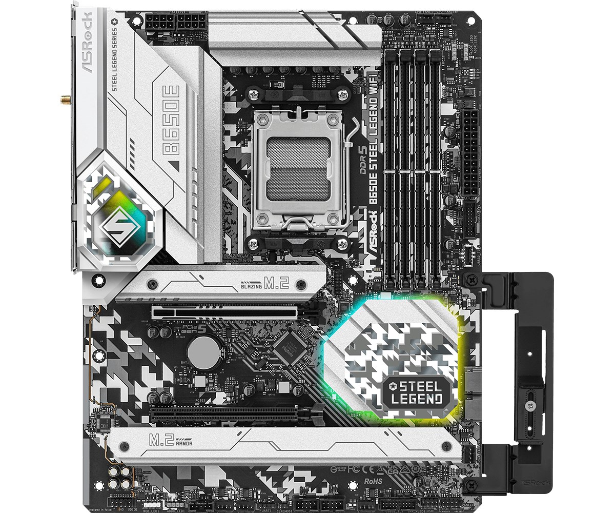 Pllakë amë Asrock B650E Steel Legend WiFi AMD B650 Socket AM5 ATX