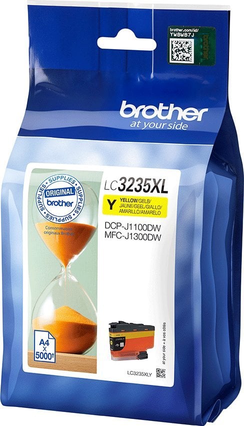 Fishek boje Brother LC-3219XLC, rendiment i lartë, i verdhë