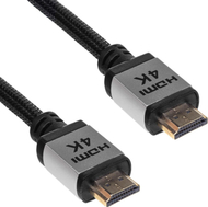 Kabllo HDMI Akyga AK-HD-30P, 3m, 4K, ngjyrë argjendi