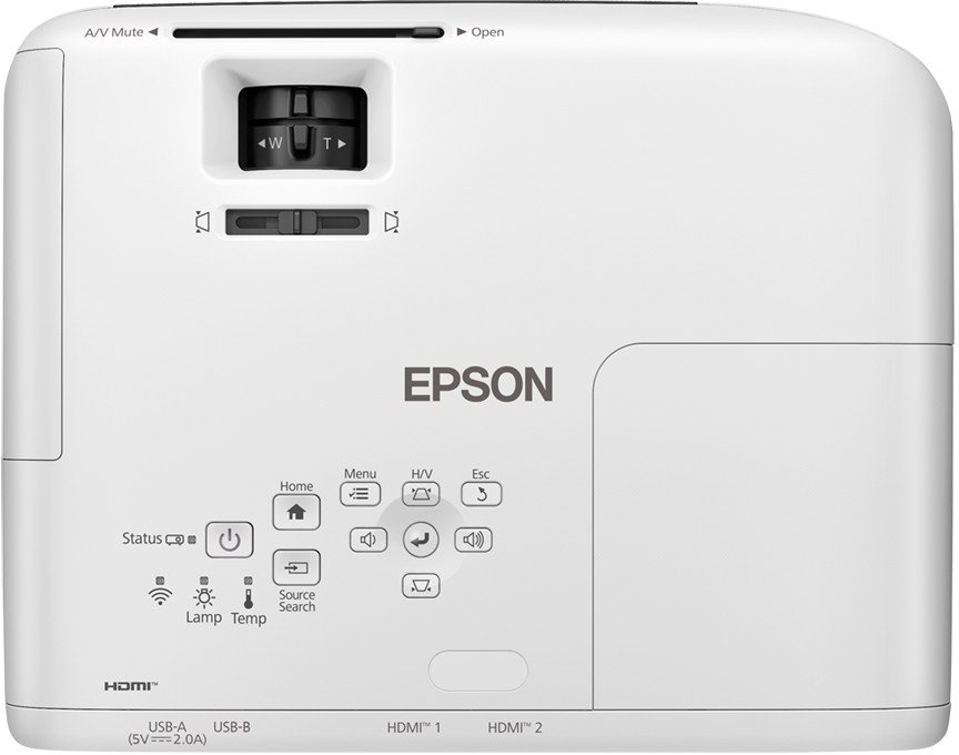 Projektor Epson EB-W55, 4000 ANSI lumens, WXGA 1200x800, i bardhë