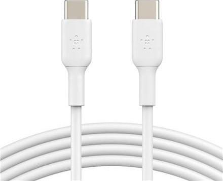 Kabllo USB C në USB C Belkin CAB003bt2MWH, 2 m, e bardhë
