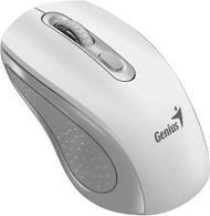 Безжичен глушец Genius NX-8025S, оптички, копче Windows Copilot, бело и сиво