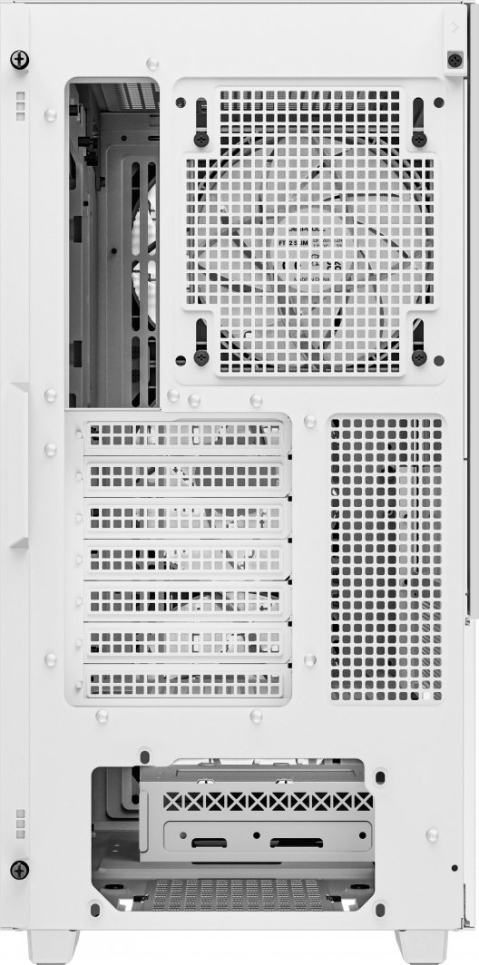 Kasë PC Deepcool CH560 ARGB Digital, ATX, panel xhami të temperuar, e bardhë