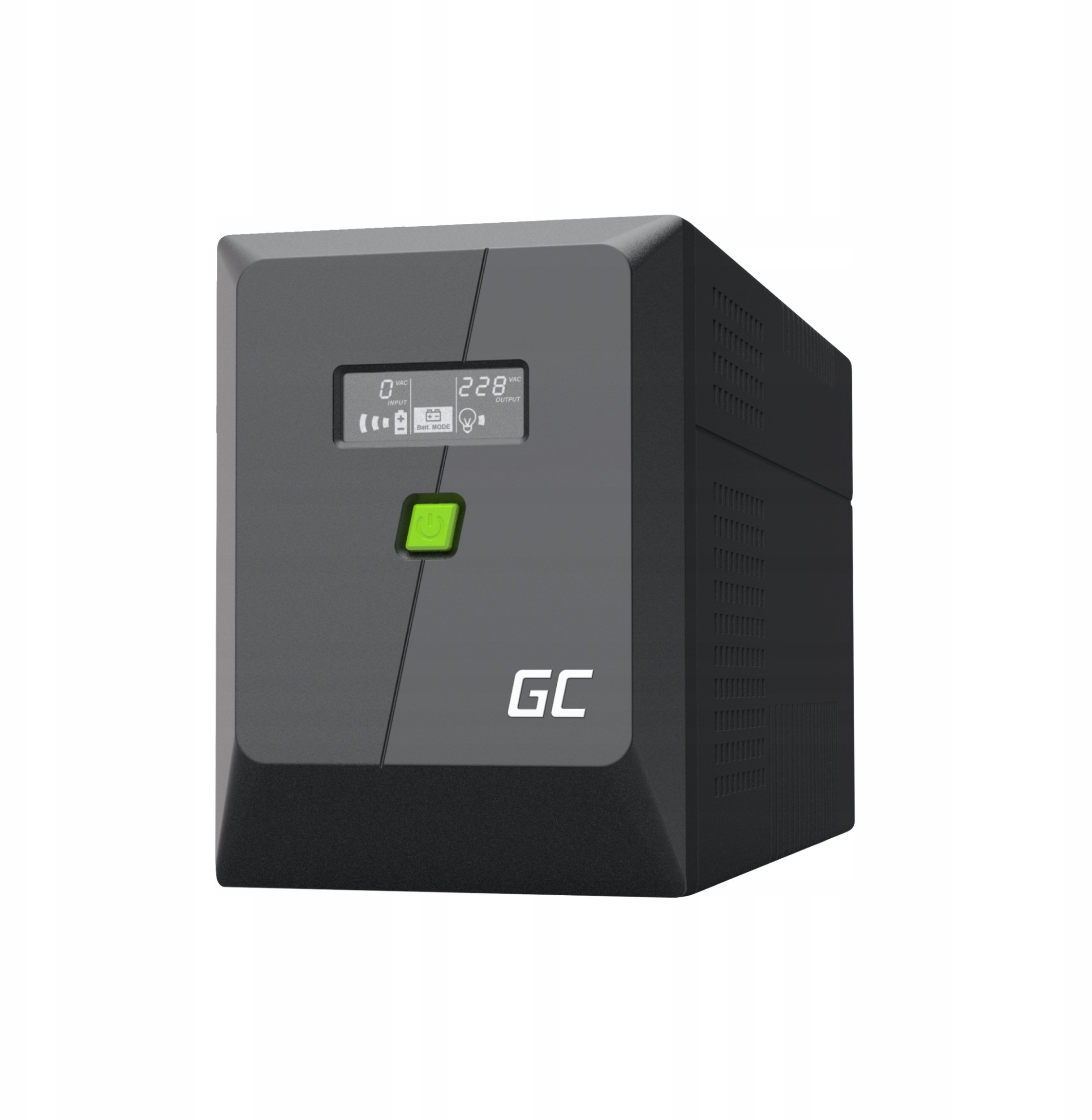 UPS Green Cell PowerProof 1500VA, 900W, линија интерактивен, црн