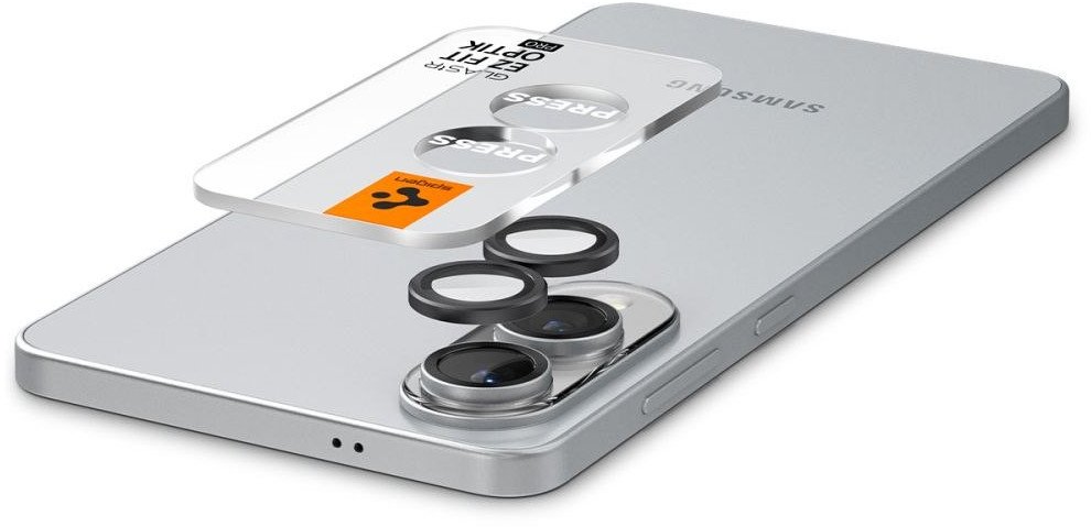 Mbrojtës kamerë Spigen EZ Fit GLAS.tR Optik Pro HD, për Samsung Galaxy S25, xham i temperuar, i zi