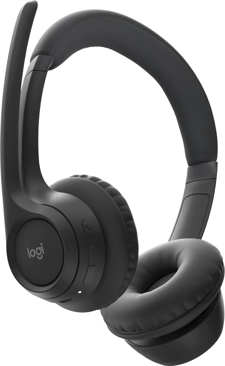 Kufje pa tela Logitech Zone 305, Bluetooth, me mikrofon me anulim zhurme, të zeza