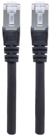 Kabllo rrjeti Intellinet Patch Cord Cat6A, SFTP LSZH, 0.5m, e zezë