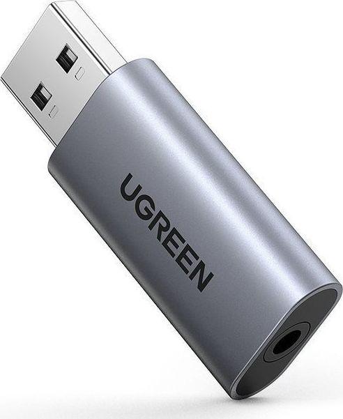 Kartë zëri USB-Ugreen CM383 (80864), e hirtë