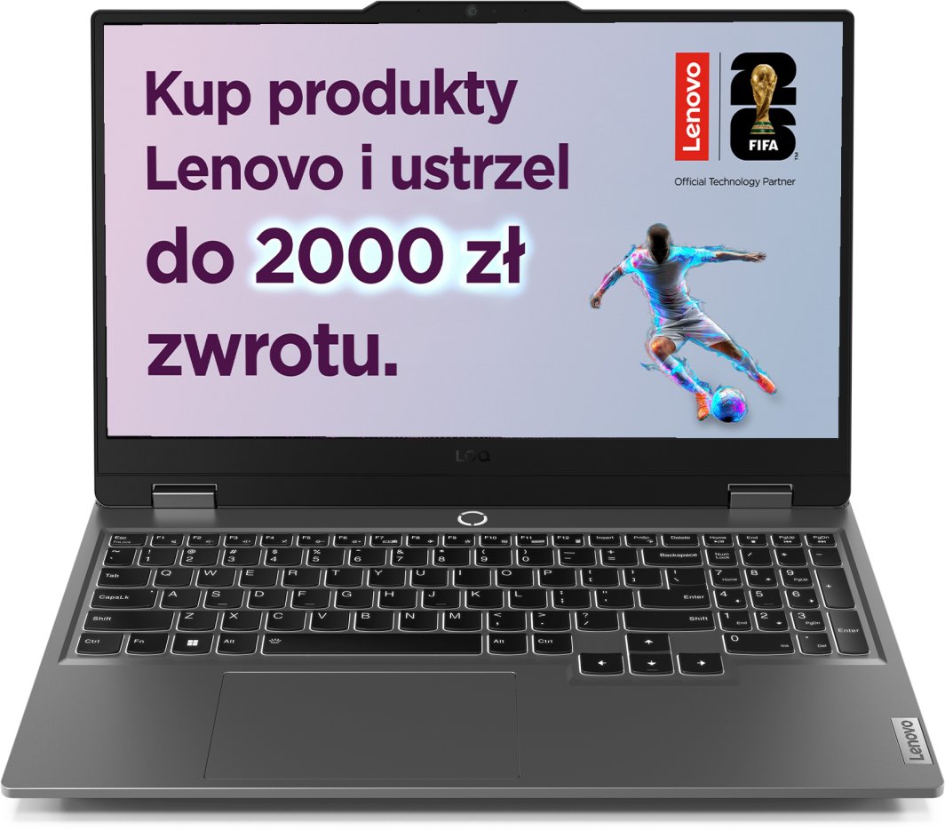 Laptopi Lenovo LOQ 15AHP9, 15.6", AMD Ryzen 7 7445HS, 16GB RAM, 512GB SSD, RTX 4050, 144Hz, i hirtë