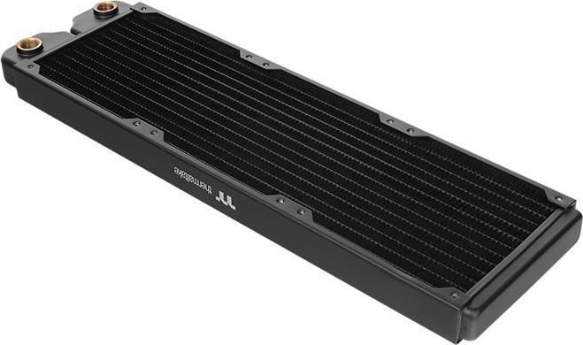 Radiator për ftohje me ujë Thermaltake Pacific C360, 360mm, për ventilatorë 120mm, i zi