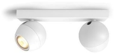 Dritë Philips Hue White Ambiance Buckram BT 50472/31 / P6, me telekomandë, e bardhë
