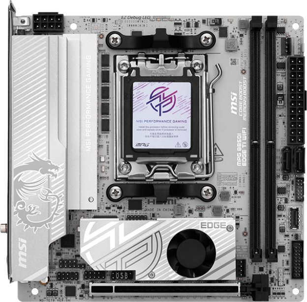 Pllakë amë MSI B850I Edge Ti WiFi, AMD B850, Socket AM5, Mini ITX