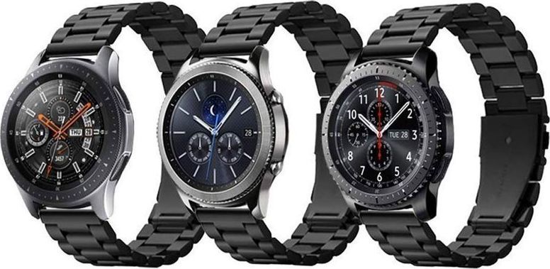 Rrip metalik Spigen Modern Fit për Samsung Gear S3, 46mm, i zi