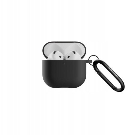 Mbështjellës Native Union Active Case për AirPods 4, silikon, i zi