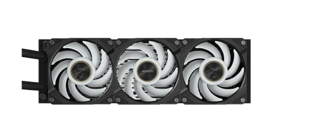 Ftohës ujor për CPU Gigabyte Aorus WaterForce X II 360, radiator 360mm, ARGB, i zi