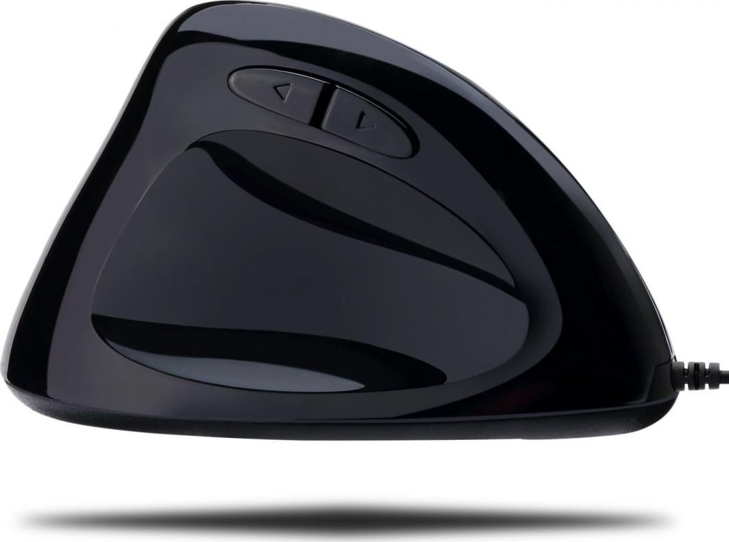 Maus Spire Ergonomic, për majtakë, me kabllo, USB, i zi