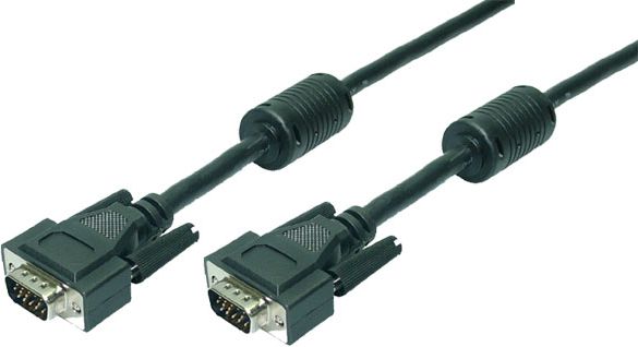 Kabllo LogiLink D-Sub (VGA) - D-Sub (VGA), 10m, e zezë