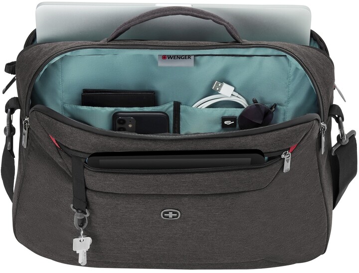 Çantë WENGER MX COMMUTE për laptop, 16", e hirtë