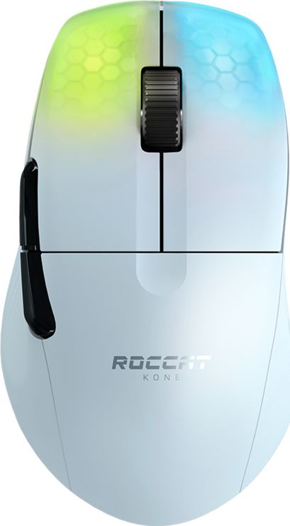 Maus gaming ROCCAT Kone Pro Air, wireless, 19000 DPI, i bardhë