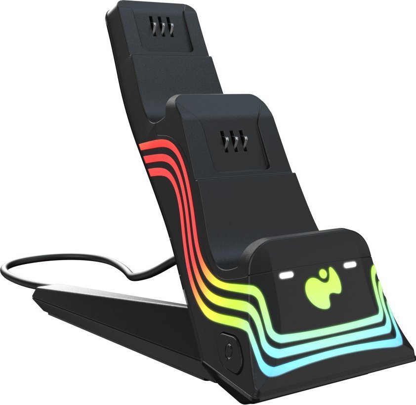 Qëndrim karikues për kontrolla Xbox PDP 049-033-BK, për 2 gamepad, i zi