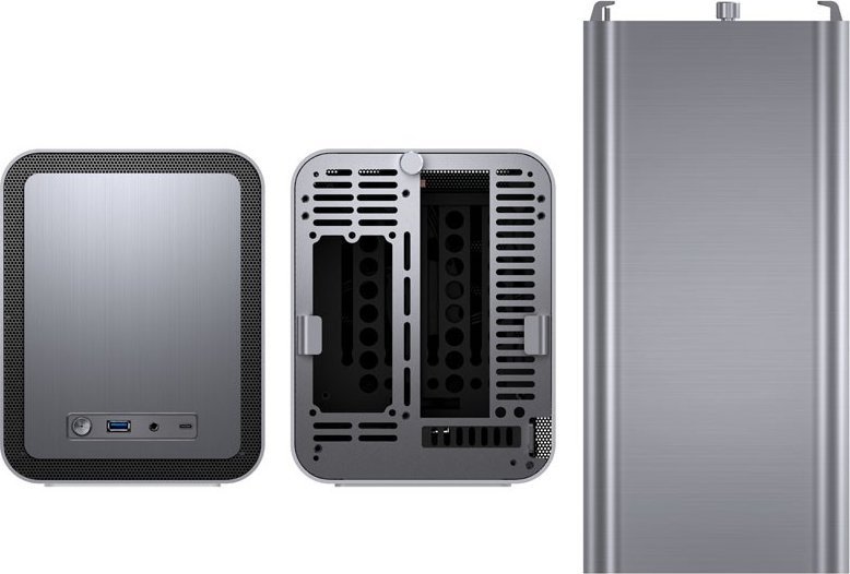 Kuti kompjuterike Jonsbo N1, Mini ITX, USB C, gri
