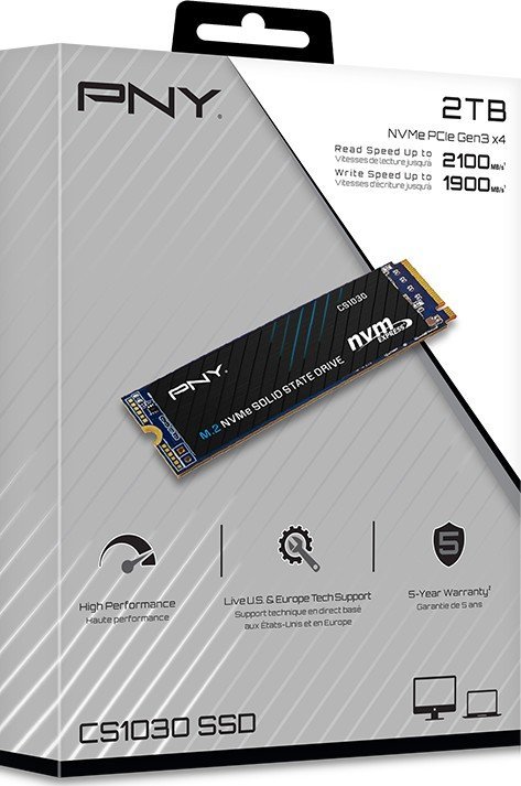 Disk SSD PNY CS1030, 2TB, M.2 2280 PCI-E x4 Gen3 NVMe