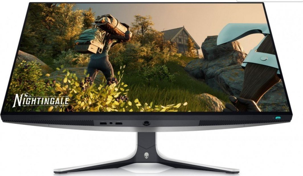 Monitor Dell Alienware AW2723DF, 27", WQHD, i zi/ bardhë