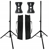 Stativ altoparlanti DNA BOX2, set 2 copë, lartësi 89 180 cm, 30 kg, i zi
