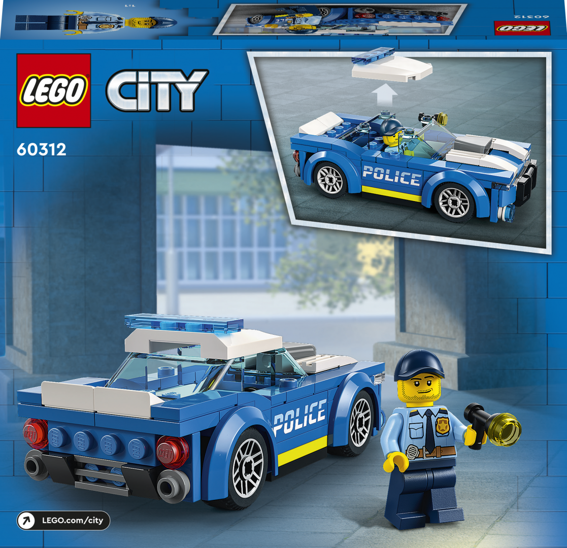 Lodër LEGO City Police Car 60312, makinë policie, për fëmijë