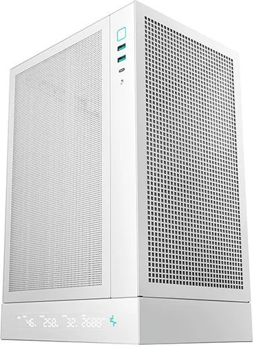 Kornizë kompjuterike DeepCool CH170 Digital, Mini ITX, Tower, e bardhë